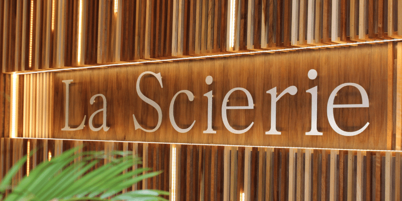 Image entitled La Scierie Sign